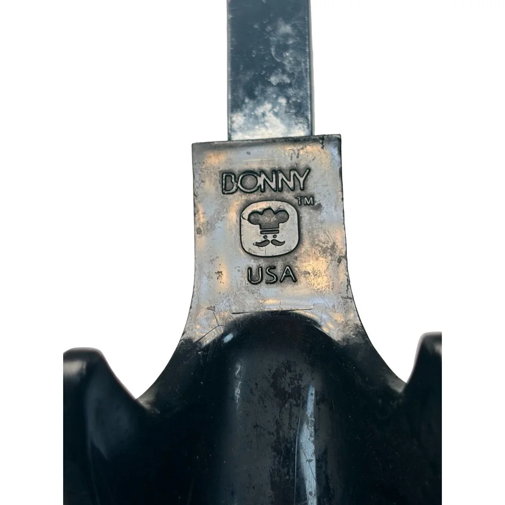 Bonny Pasta Server Vintage Black Nylon Stainless Steel Cream Handle USA Made - Picture 8 of 9